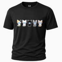 Cute Quarantine Kitties Cooling Performance Crew T-Shirt