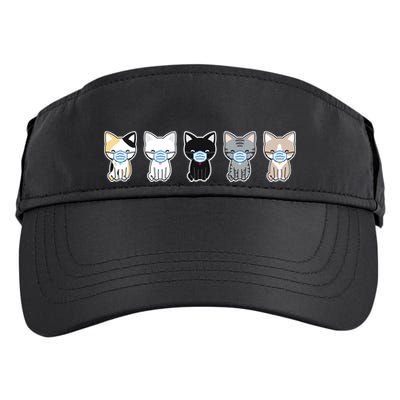Cute Quarantine Kitties Adult Drive Performance Visor