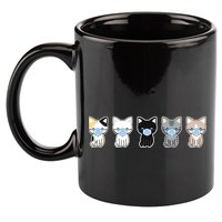 Cute Quarantine Kitties 11oz C Handle Ceramic Mug