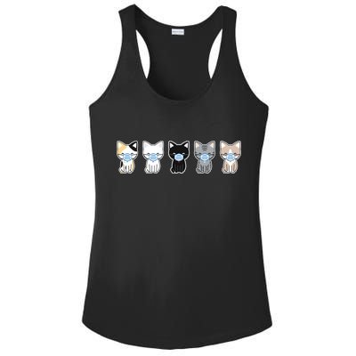 Cute Quarantine Kitties Ladies PosiCharge Competitor Racerback Tank