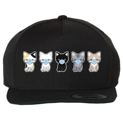 Cute Quarantine Kitties Wool Snapback Cap