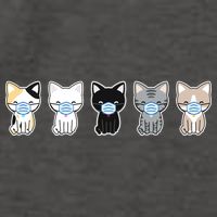 Cute Quarantine Kitties Vector Backpack