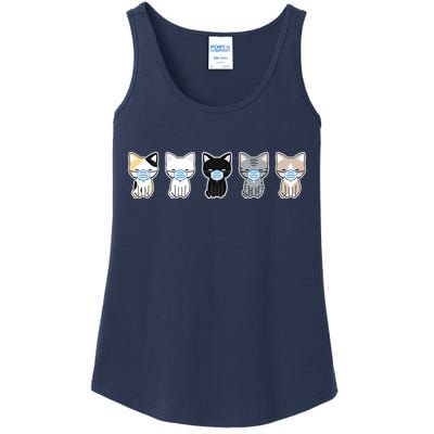 Cute Quarantine Kitties Ladies Essential Tank