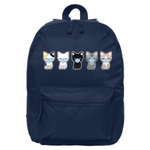 Cute Quarantine Kitties 16 in Basic Backpack