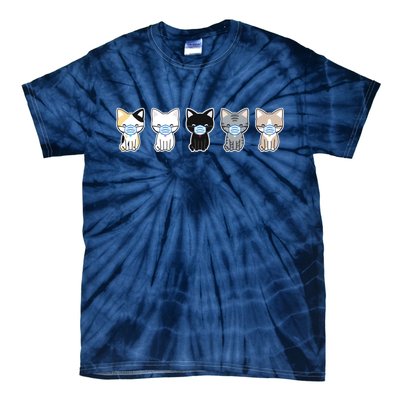 Cute Quarantine Kitties Tie-Dye T-Shirt