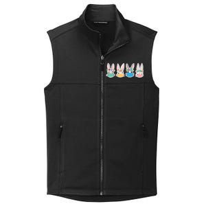 Cute Quarantined Easter Bunnies Wearing Mask Collective Smooth Fleece Vest