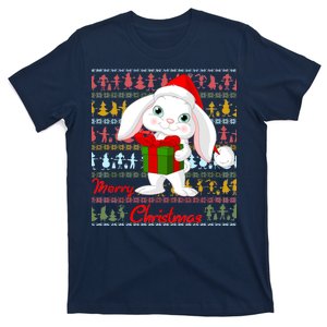 Cute Rabbit Ugly Christmas Sweater T-Shirt