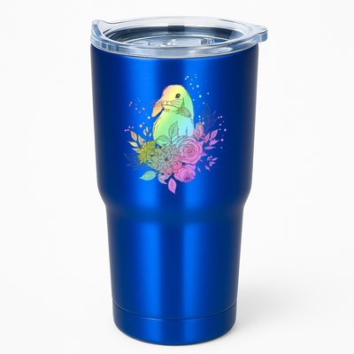 Cute Rainbow Pastel Easter Bunny Tumbler