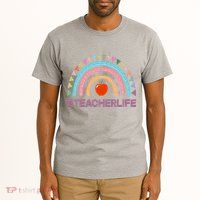 Cute Rainbow Teacher Life #teacherlife Tall T-Shirt