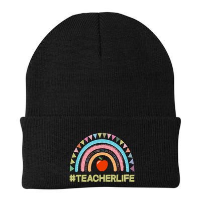 Cute Rainbow Teacher Life #teacherlife Beanie
