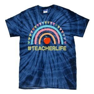 Cute Rainbow Teacher Life #teacherlife Tie-Dye T-Shirt