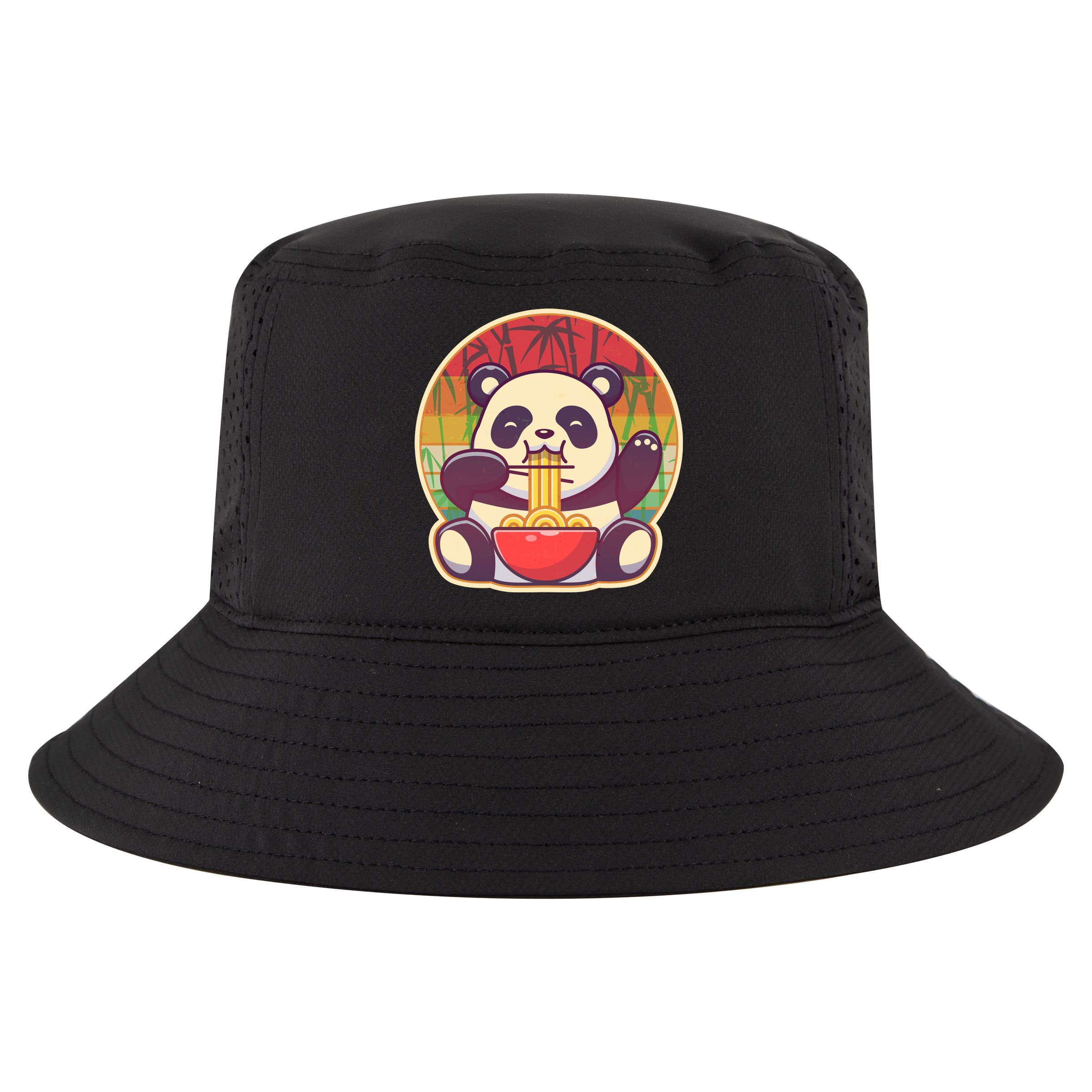 Cute Retro Ramen Noodle Panda Cool Comfort Performance Bucket Hat