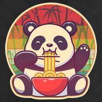Cute Retro Ramen Noodle Panda Cool Comfort Performance Bucket Hat