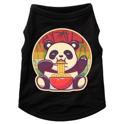 Cute Retro Ramen Noodle Panda Doggie Tank