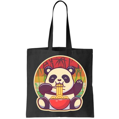 Cute Retro Ramen Noodle Panda Bag