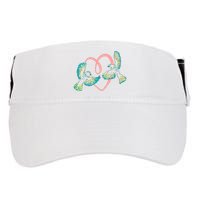 Cute Ribbon Heart Flying Birds Adult Drive Performance Visor
