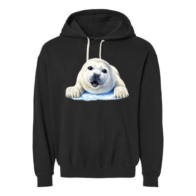Cute Seal Wildlife Garment-Dyed Fleece Hoodie