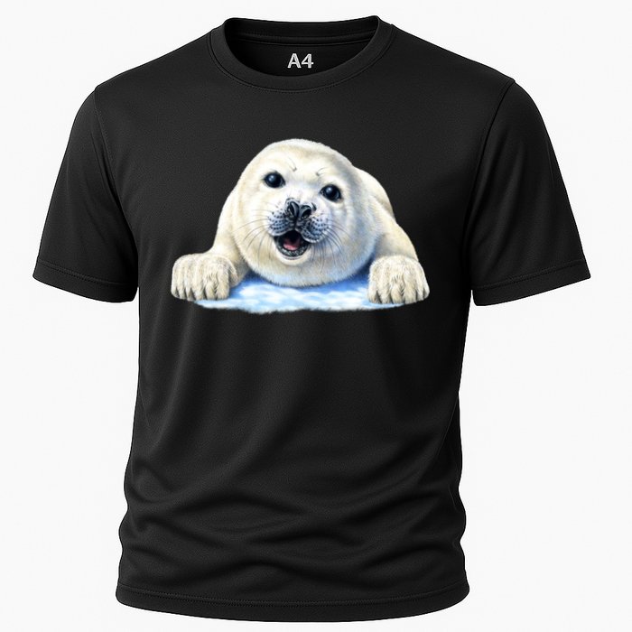 Cute Seal Wildlife Cooling Performance Crew T-Shirt