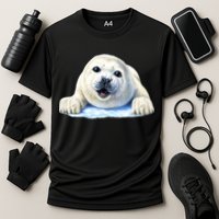 Cute Seal Wildlife Cooling Performance Crew T-Shirt