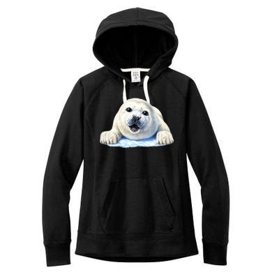 Cute Seal Wildlife Women's Fleece Hoodie