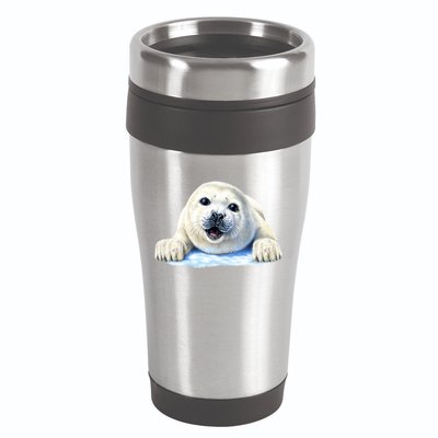 Cute Seal Wildlife 16oz Travel Tumbler