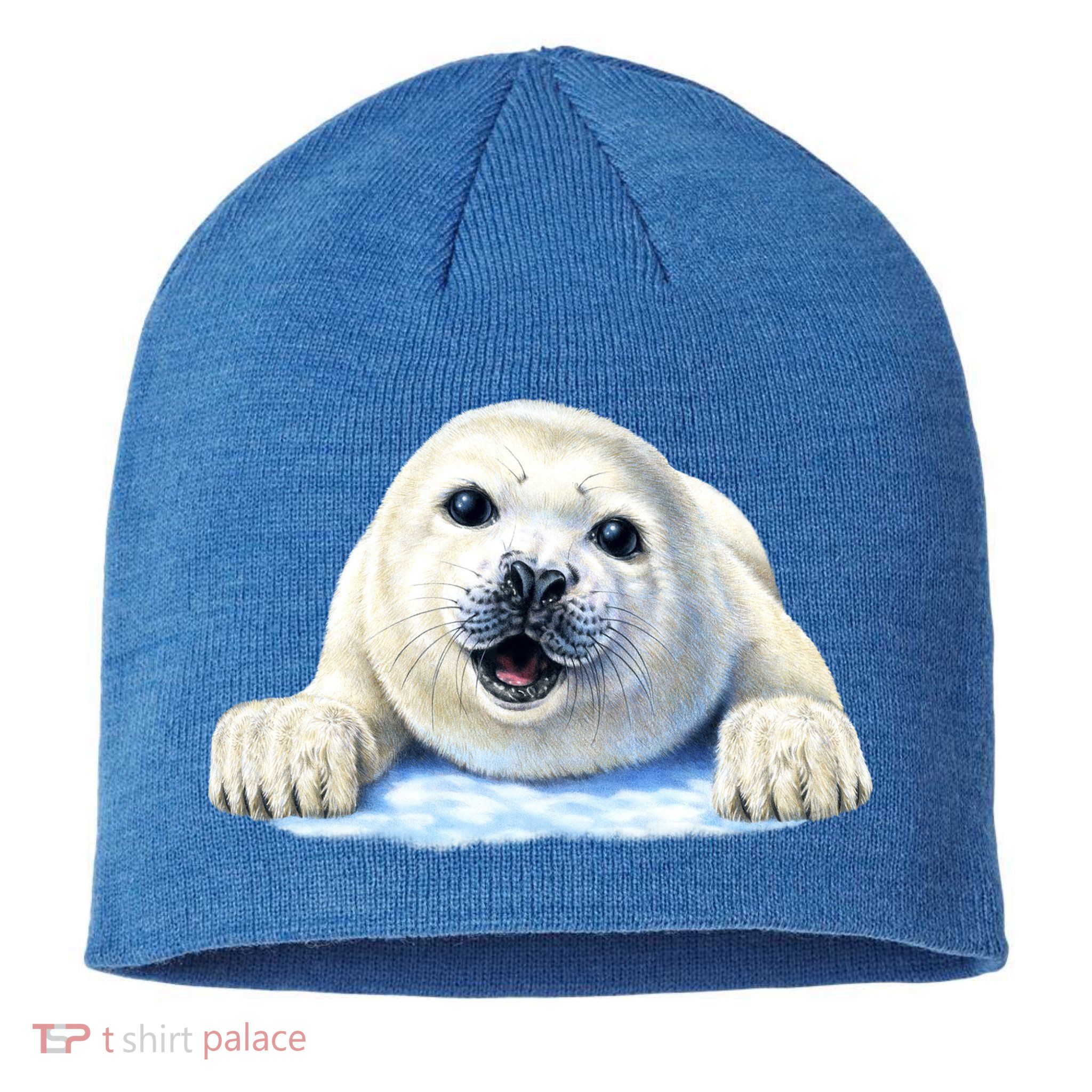 Cute Seal Wildlife Sustainable Beanie