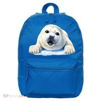 Cute Seal Wildlife 16 in Basic Backpack