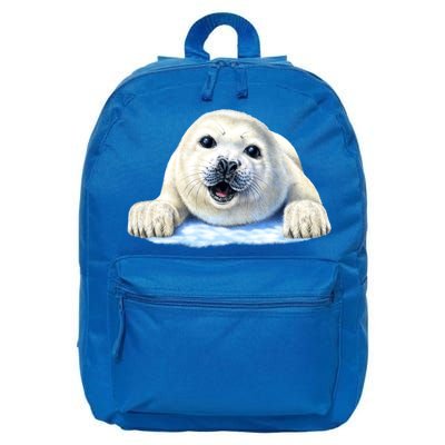 Cute Seal Wildlife 16 in Basic Backpack