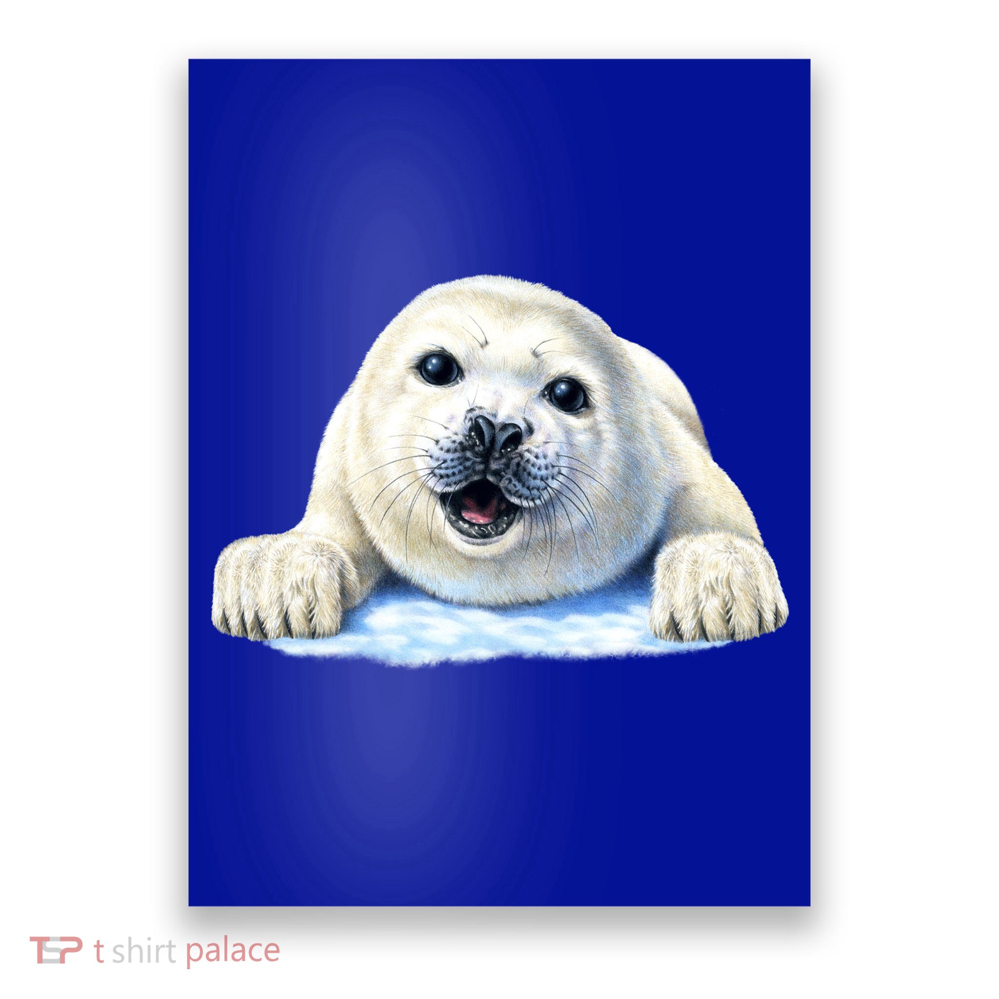 Cute Seal Wildlife Poster
