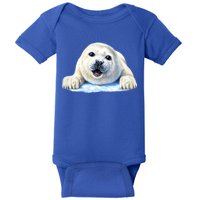 Cute Seal Wildlife Baby Bodysuit