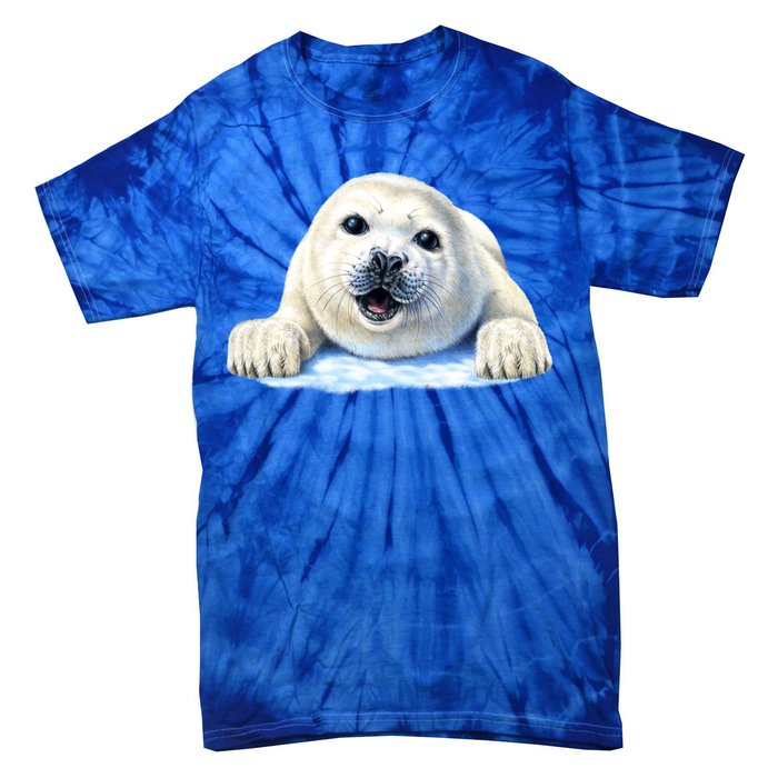 Cute Seal Wildlife Tie-Dye T-Shirt