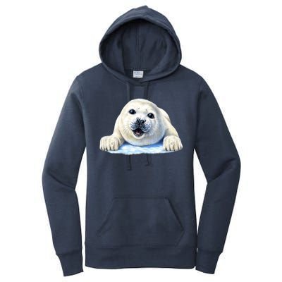 Cute Seal Wildlife Women's Pullover Hoodie