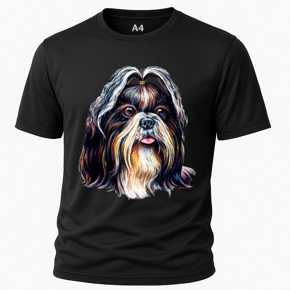Cute Shih Tzu Cooling Performance Crew T-Shirt