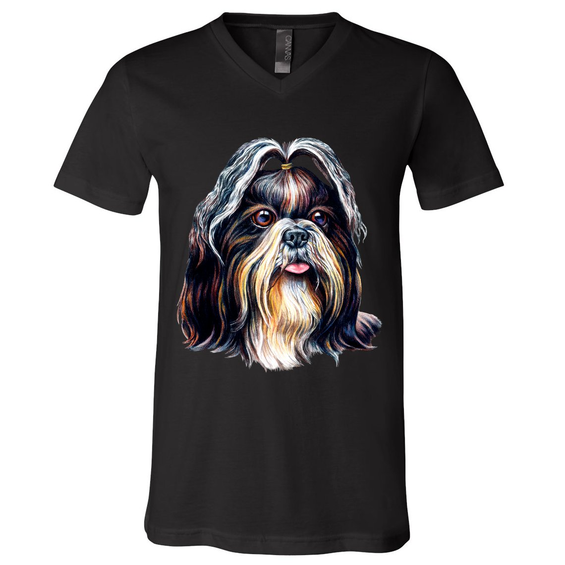 Cute Shih Tzu V-Neck T-Shirt