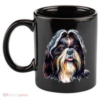 Cute Shih Tzu 11oz C Handle Ceramic Mug