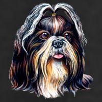 Cute Shih Tzu Golf Towel