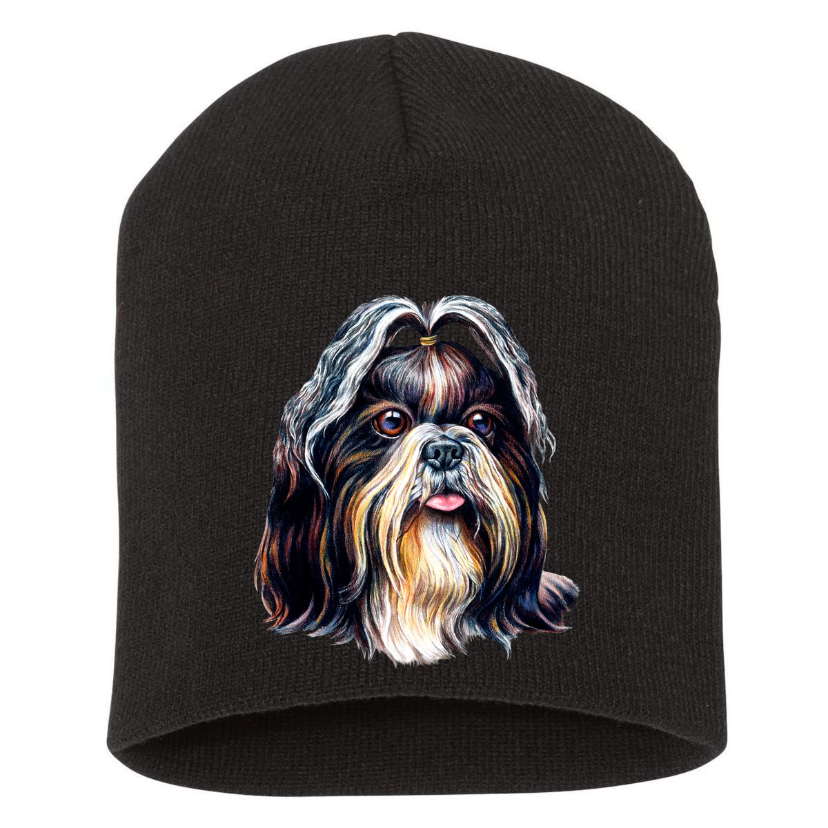Cute Shih Tzu Short Acrylic Beanie