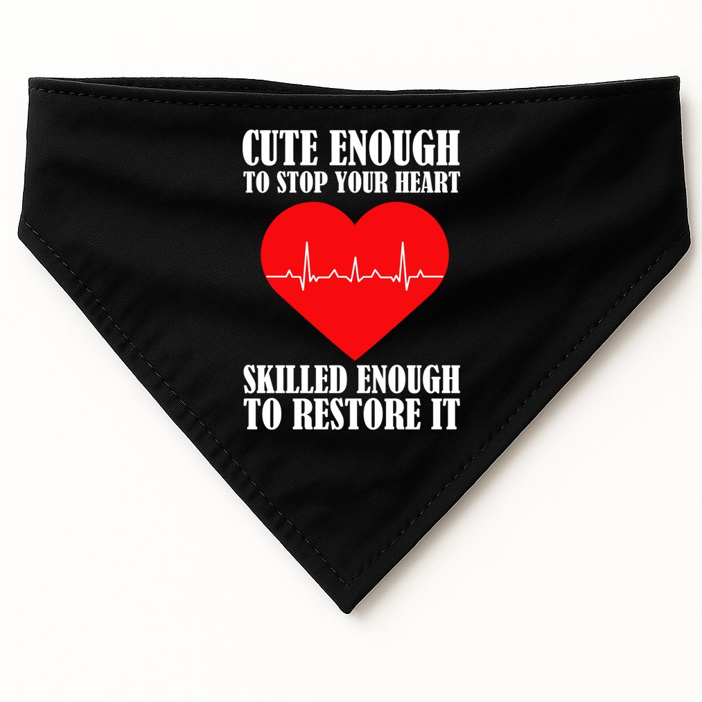 Cute Skilled Nurse USA-Made Doggie Bandana