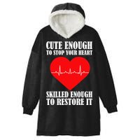 Cute Skilled Nurse Hooded Wearable Blanket