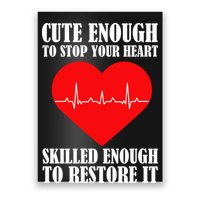 Cute Skilled Nurse Poster