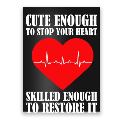 Cute Skilled Nurse Poster