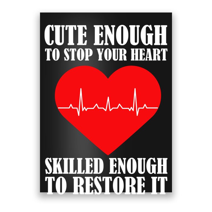 Cute Skilled Nurse Poster