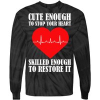 Cute Skilled Nurse Tie-Dye Long Sleeve Shirt