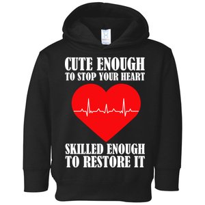 Cute Skilled Nurse Toddler Hoodie