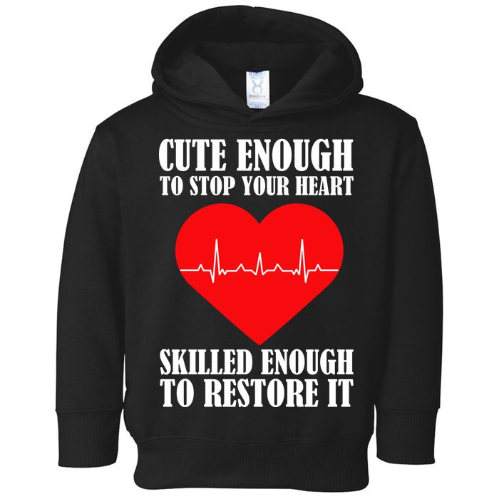 Cute Skilled Nurse Toddler Hoodie