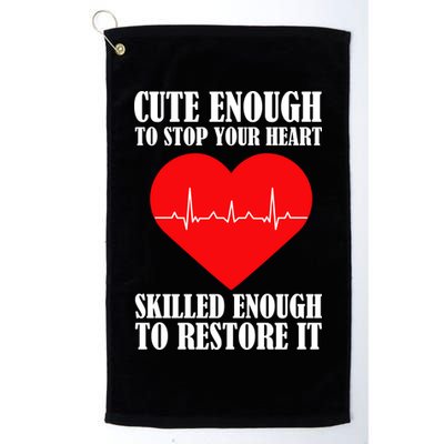Cute Skilled Nurse Golf Towel
