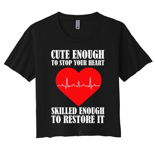 Cute Skilled Nurse Crop Top