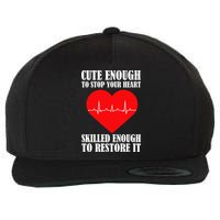 Cute Skilled Nurse Wool Snapback Cap