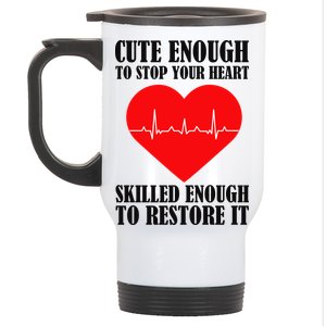 Cute Skilled Nurse Stainless Steel Travel Mug