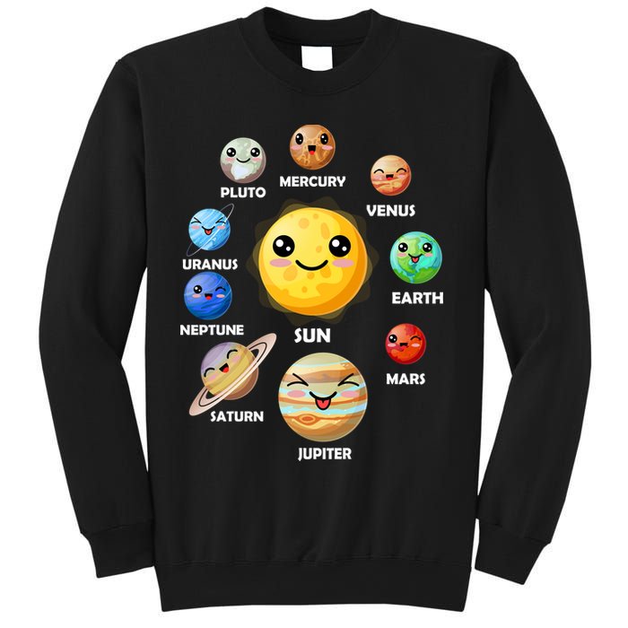 Cute Solar System Emoji Sweatshirt